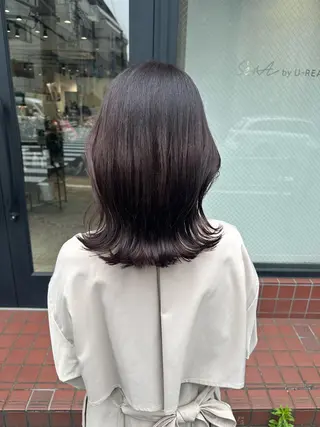 ミディアム カラー ヘアアレンジ 落合　眺 (オチアイ　ノゾミ)のヘアスタイル