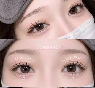 マツエク・マツパ Z·Sunny Eyelashのマツエク・マツパデザイン
