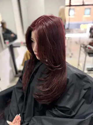 ロング デザインカラー/ 透明感/Nozomiのヘアスタイル