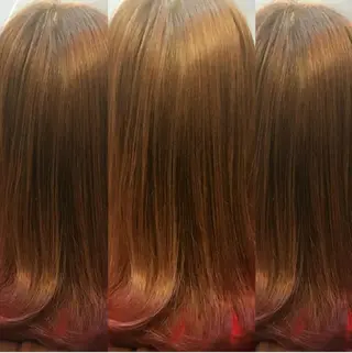 ミディアム カラー 美髪 カラーリストのヘアスタイル