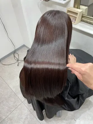 ロング 癖解消✨️シルク 矯正💎DAIKIのヘアスタイル