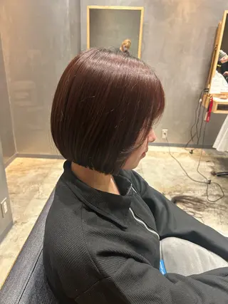 ショート 透明感ブラウン/艶髪 KIKOのヘアスタイル