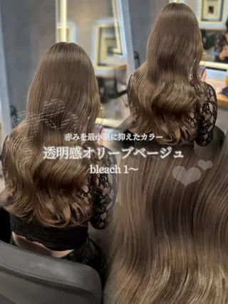 カラー 暖色/透明感カラー 🤍yuzuho🫧のヘアスタイル
