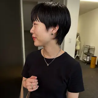 ショート 市川 蘭のヘアスタイル