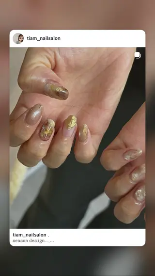 ネイル 𝑡𝑖𝑎𝑚𓂃 きむらゆきののネイルデザイン