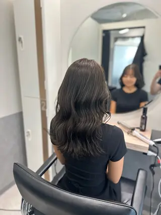 ミディアム カラー ヘアアレンジ 美髪透明感特化| なおき|池袋美容師のヘアスタイル