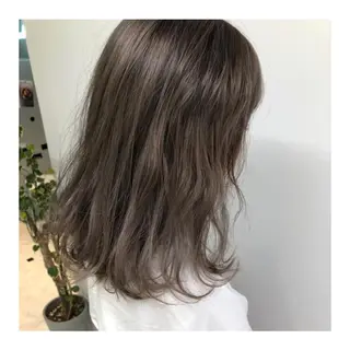 ミディアム カラー レイヤーボブ/ボブ 仲川和人のヘアスタイル