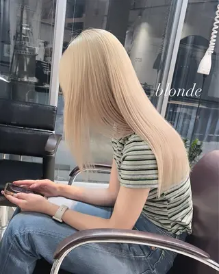 ロング カラー 💜ハイトーン💛 マジカルかいちゃんのヘアスタイル