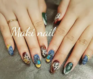 ネイル ショート ・:*+.✳︎˚✧₊ MAKI NAILのネイルデザイン