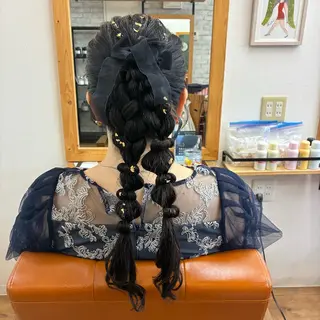 ロング ヘアアレンジ KAREN🕊️ 大宮美容室のヘアスタイル