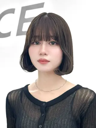 ショート カラー ヘアアレンジ 縮毛矯正🤍 盛れるボブ/ひかりのヘアスタイル