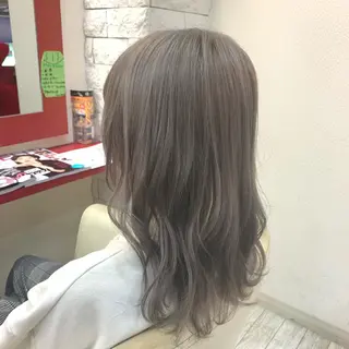 セミロング カラー 櫻井 なんなのヘアスタイル