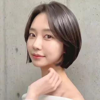 ショート 庭木華瑠🐾ボブ🧡 透明感カラー✨のヘアスタイル