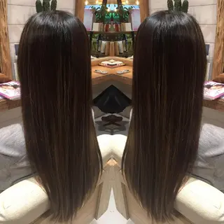 ロング マエダ タクヤのヘアスタイル