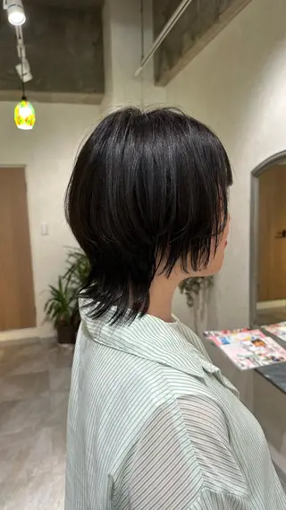 ミディアム REGO Hair &eye salonのヘアスタイル