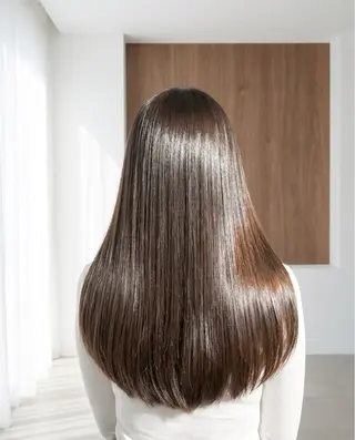ロング カラー 白髪いかしハイライト 加藤のヘアスタイル