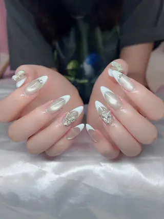 ネイル 🎀PG🩵 ネイルサロンのネイルデザイン