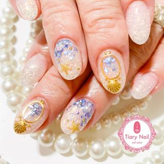 ネイル 💗🪽Tiary Nail🪽💗のネイルデザイン