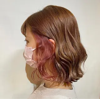 ミディアム am iのヘアスタイル
