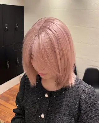 ミディアム カラー 海奈 メンズカットのヘアスタイル