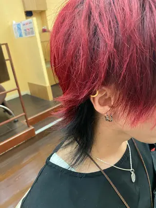 メンズ ゆぴ☾/推しカラー /ハイトーンのヘアスタイル
