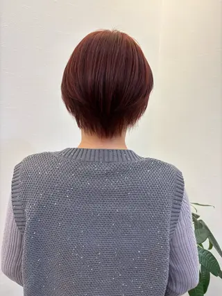 ショート ツノガイ エリのヘアスタイル