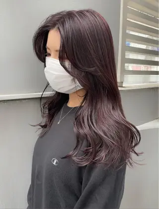 ロング 縮毛矯正 特化アツシのヘアスタイル