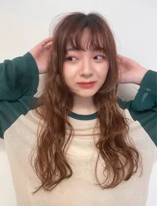 ロング Riko/カット モデル 募集中のヘアスタイル