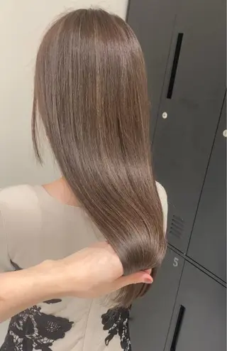 ミディアム カラー ノンダメージ髪質改善 カラー💎/KURAのヘアスタイル