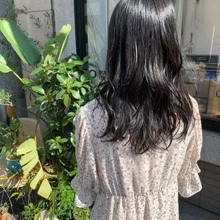 ロング 艶髪color💎髪 質改善ストレート大吉のヘアスタイル