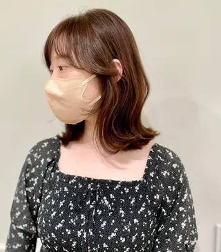 ミディアム Yuka ∥ 深層筋 ×睡眠改善ヘッドスパのヘアスタイル