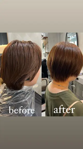 ショート RIYA❤︎ Aujuaソムリエのヘアスタイル