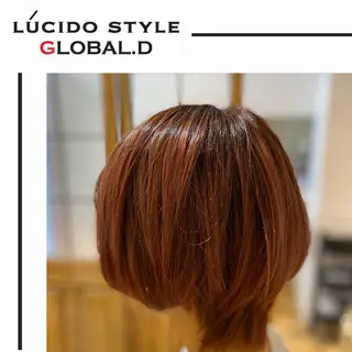 ショート カラー ✂︎ショート、ボブ、 レイヤー🩵YUMIのヘアスタイル
