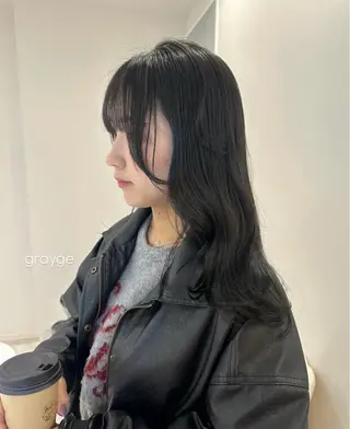 セミロング カラー NAKAHARA TSUKUSHIのヘアスタイル