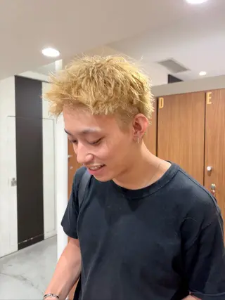 ショート カラー メンズ お悩み改善 美容師✂鷲田竜也のヘアスタイル