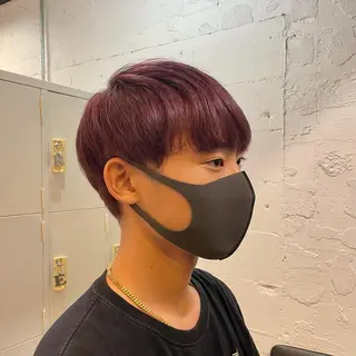 ショート カラー ヘアアレンジ メンズ 🎀レイヤー 透明感 カラーyuuri🎀のヘアスタイル