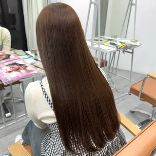 ロング カラー ヘアアレンジ ブリーチなしカラー /新百合ヶ丘/安形翔のヘアスタイル