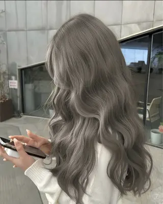 ロング ハイトーン🌺韓国風 レイヤー🪽‪とわのヘアスタイル