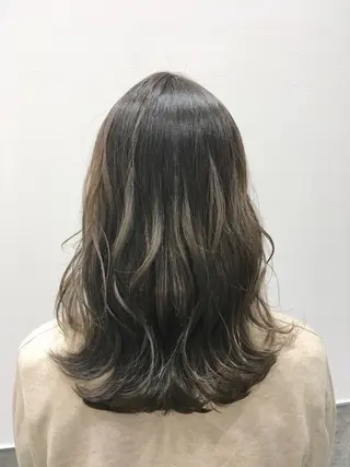 ミディアム カラー yoshi ☆のヘアスタイル