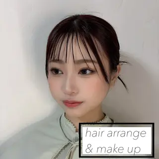 ミディアム ヘアアレンジ 鈴木 沙羅のマツエク・マツパデザイン