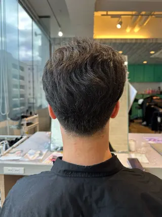 ミディアム メンズ✂️/髪質改善 ハイトーン/網野制流のヘアスタイル