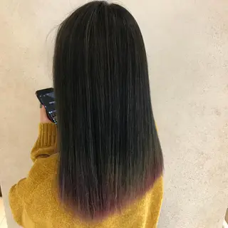 セミロング 福原 優介のヘアスタイル