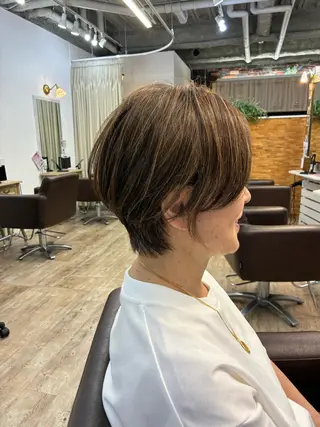 ショート ヘアアレンジ Ai まとまる 縮毛矯正/ショートのヘアスタイル