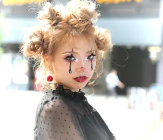 セミロング ヘアアレンジ パーマ カラー メンズ キッズ ネイル マツエク・マツパ HIME. **ヒメドットのヘアスタイル