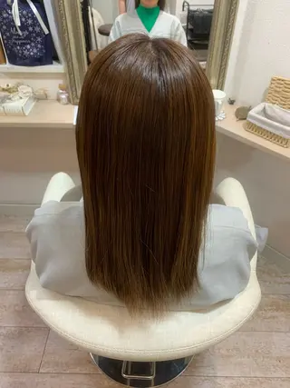 ミディアム カラー 山本 優音のヘアスタイル