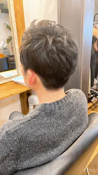 メンズ ひばりヶ丘美容室 カット石井里佳のヘアスタイル