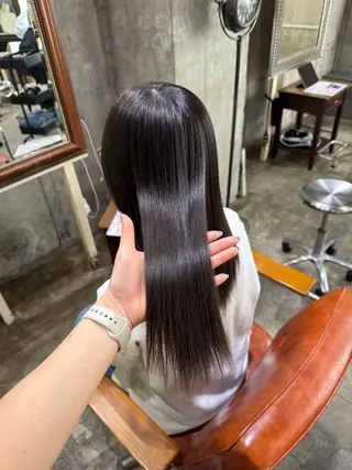 セミロング 艶カラー/髪質改善 🩶Yukiのヘアスタイル