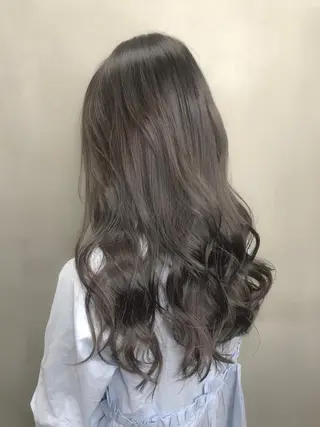 セミロング カラー 【透明感、艶髪】西村 有司のヘアスタイル