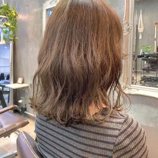 ミディアム カラー ヘアアレンジ 【ダメージレス施術】 【透明感】北村 拓也のヘアスタイル