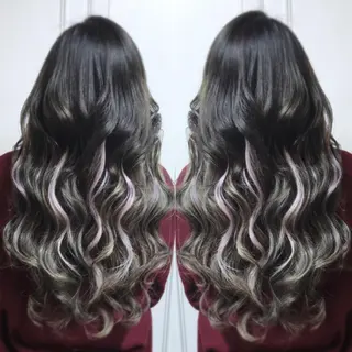 ロング カラー Shiho お洒落な エクステ♡ハイトーンのヘアスタイル